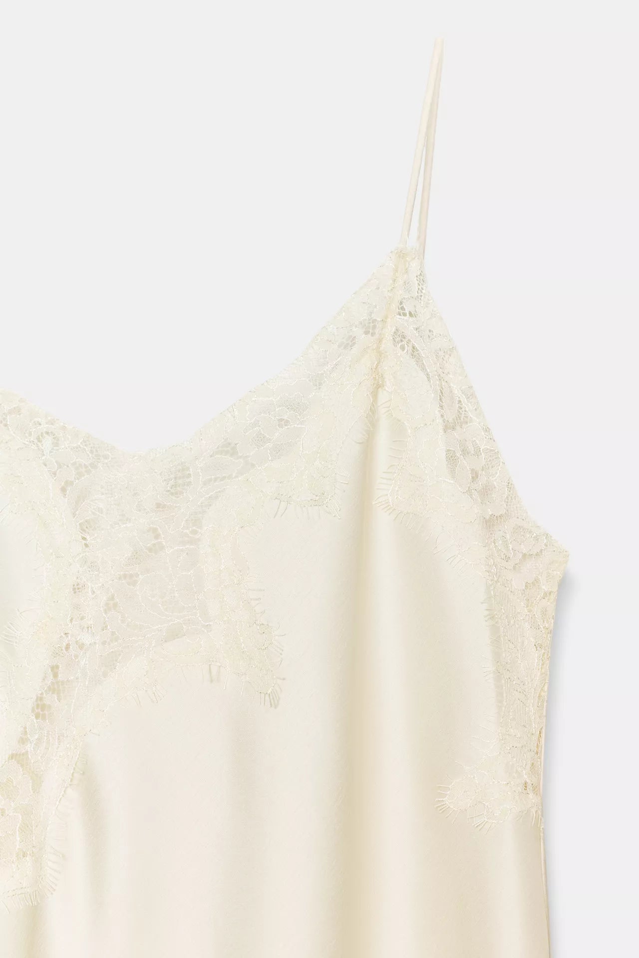 Asymmetric lace dress