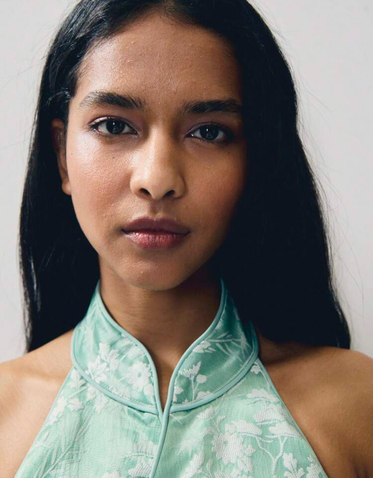 Halter china top