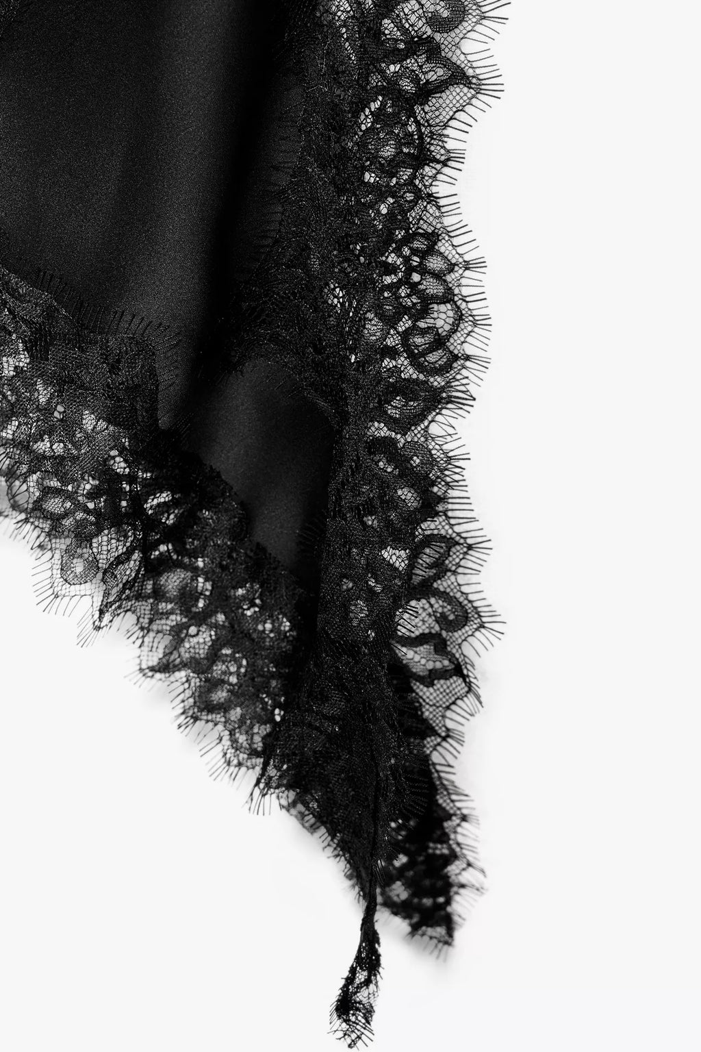 Asymmetric lace dress