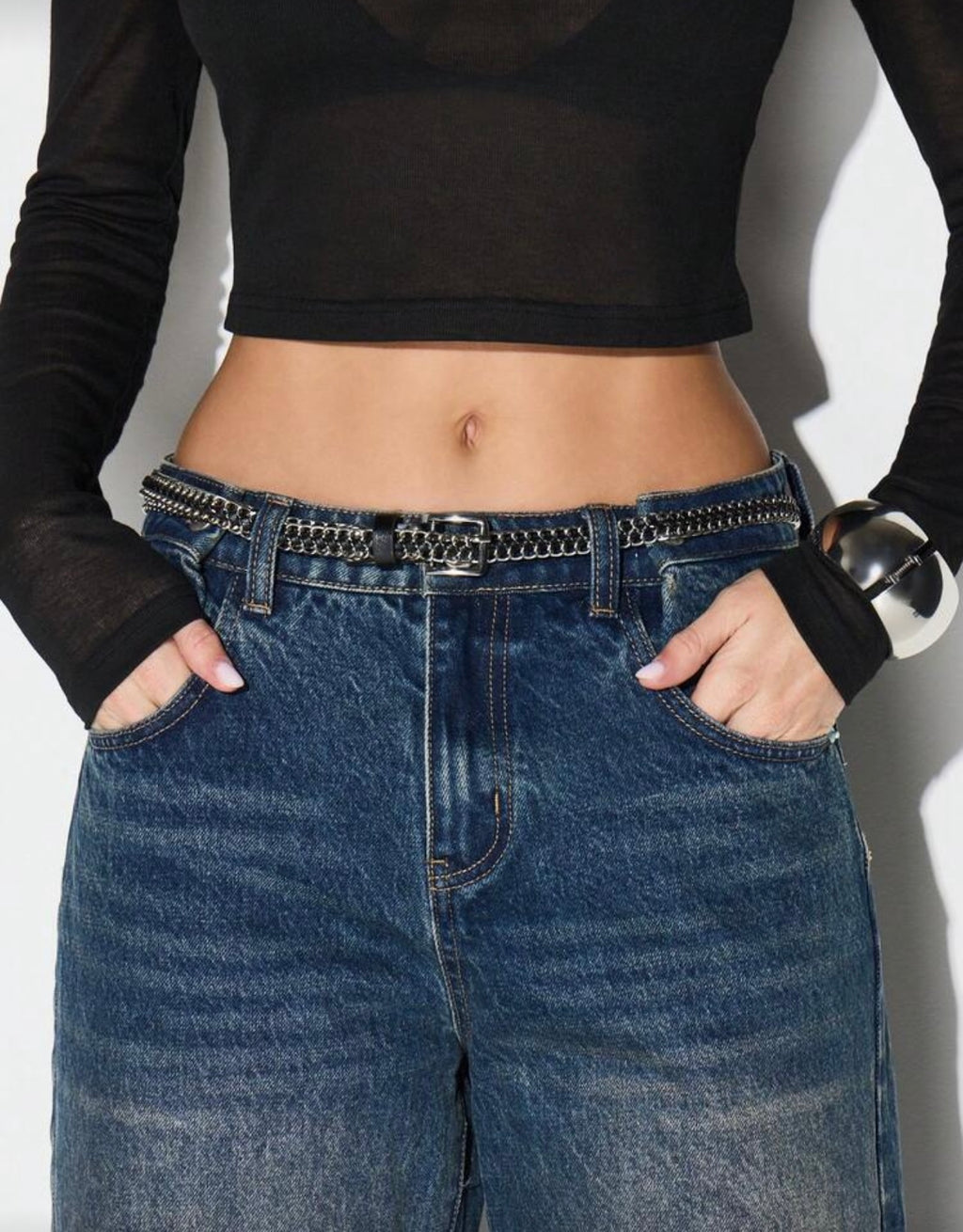The braided metallic belt