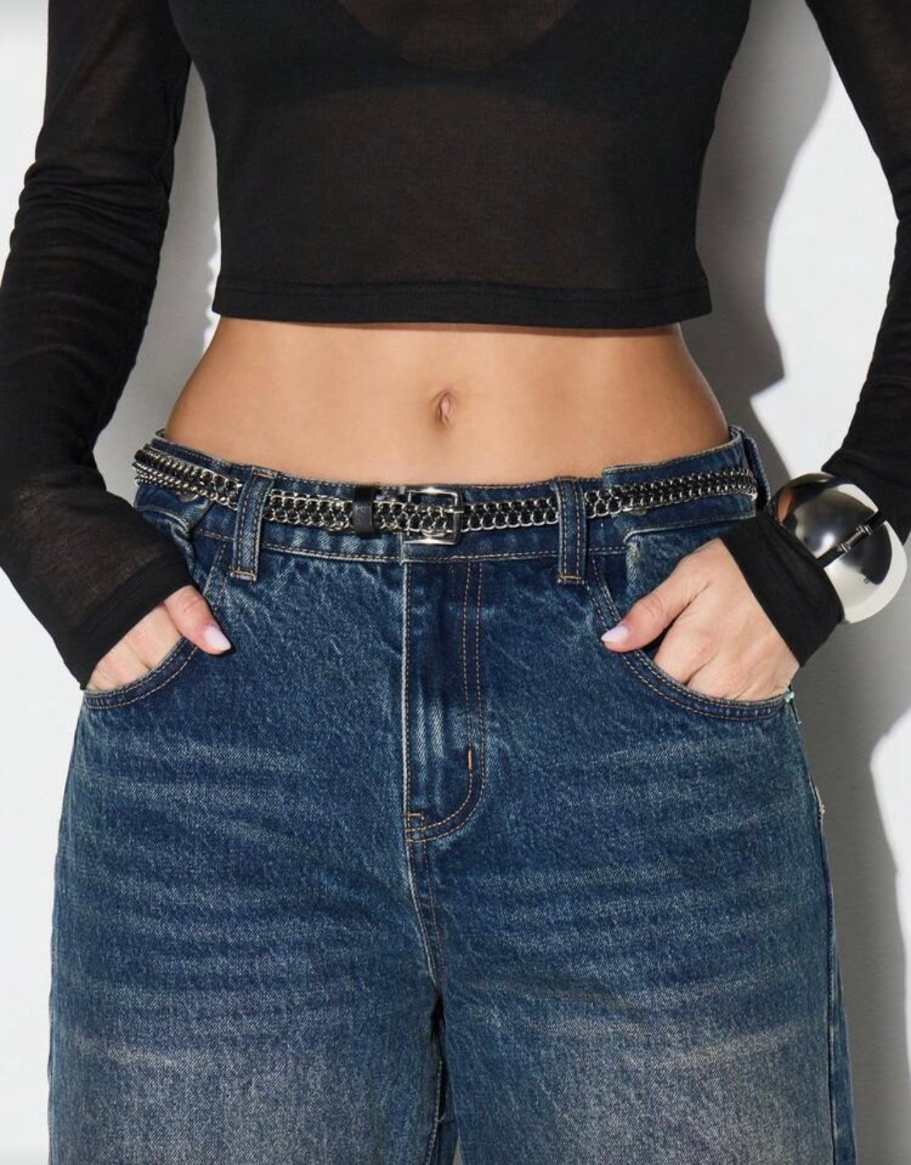 The braided metallic belt