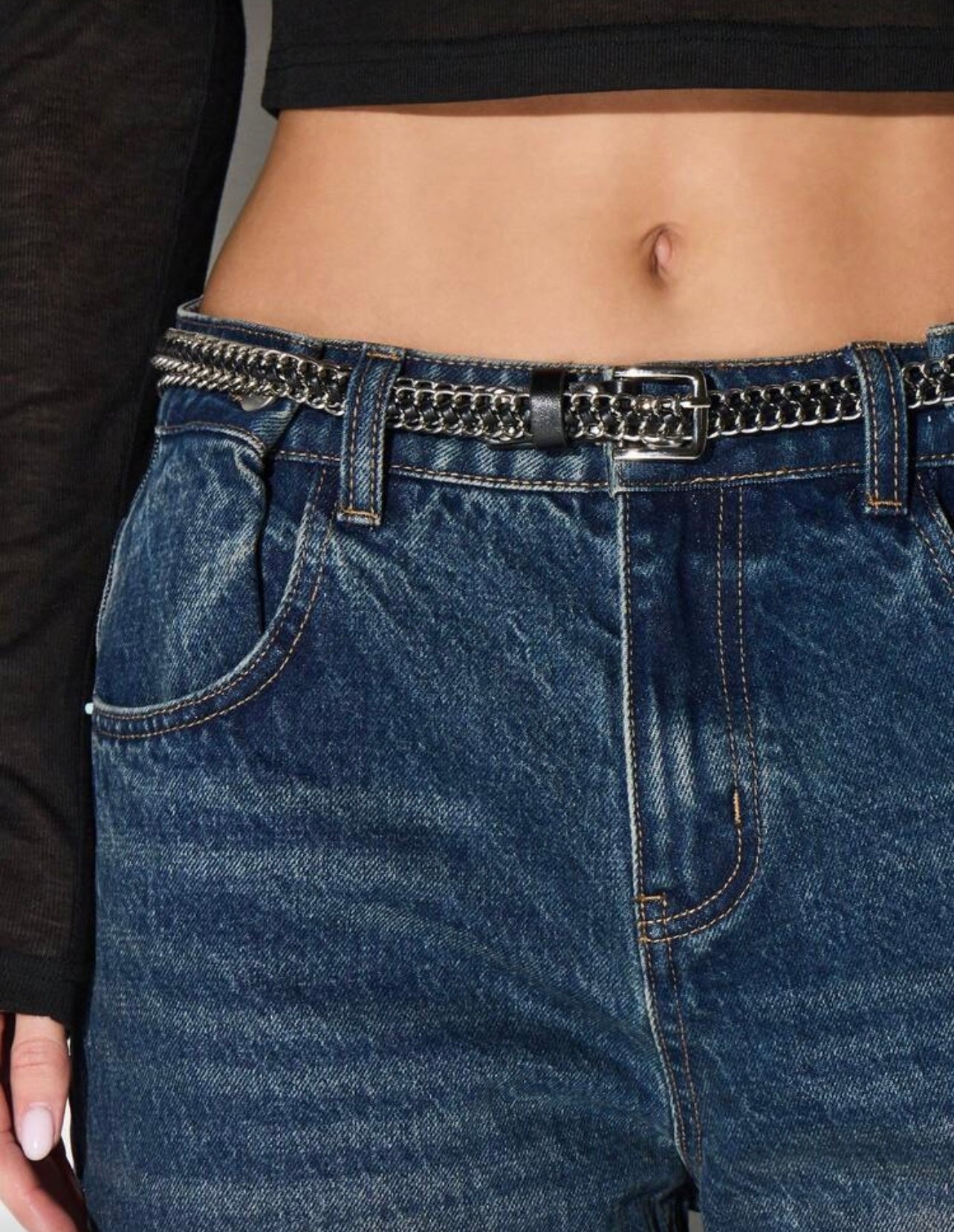The braided metallic belt